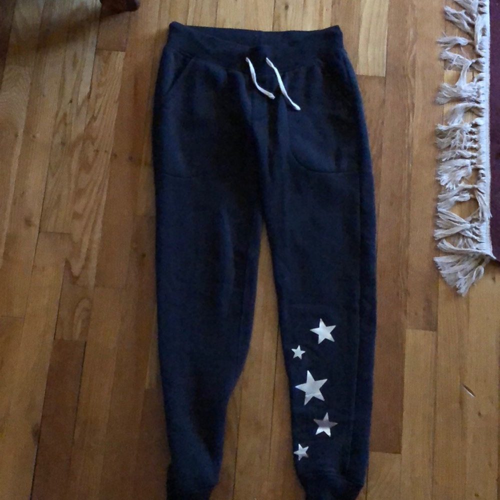 Dark Grey Star Sweatpants